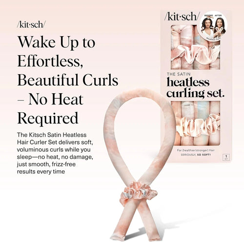 Kitsch Satin Heatless Curling Set
